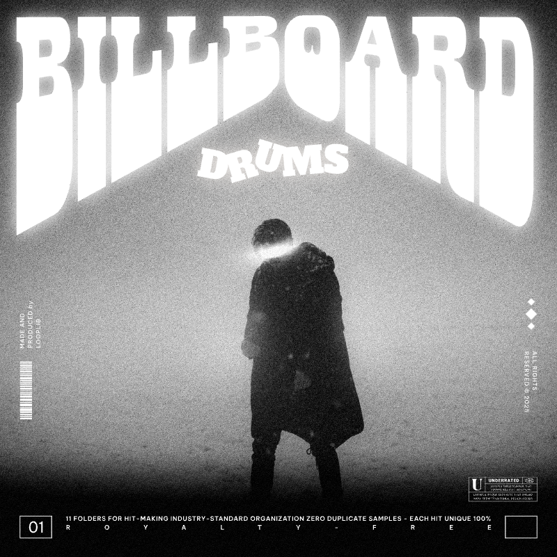 Billboard Drums Hip-Hop Kit - Industry-standard drum samples for professional hip-hop production