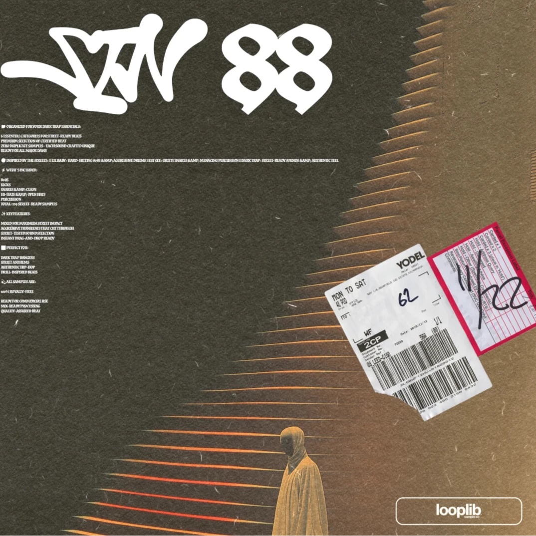 SIN88 Trap Drum Pack - Hard-hitting 808s and cutting-edge percussion for modern trap production